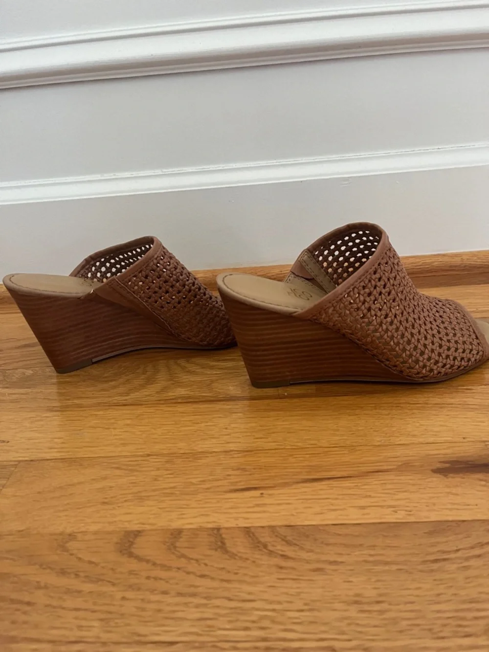 Franko Sarto Stacked Wedge Heel Sandal